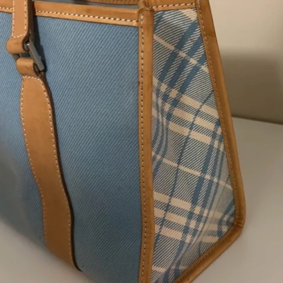 Burberry London Blue Label Canvas Handbag - EUC - Picture 7 of 8